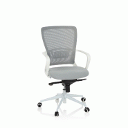 Chaise de bureau / Siége pivotant ESTRIA Tissu maille Gris hjh OFFICE - gris polyester 760016