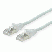 Cordon dätwyler cat.5e (classe d), cu 5502 s/utp, lsoh, gris, 1 m