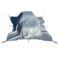 Couverture anti-feu pour recouvrir les véhicules électriques et hybrides - 6x8 m - Haute résistance - 1000 °C en continu - PIC à 1750 °C