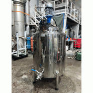 Cuve inox daosmaq d'occasion 300 litres avec agitation et chambre - référence : c8223