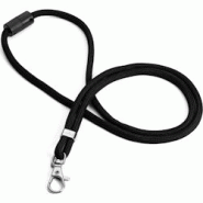 Durable Lanière textile rPET avec mousqueton noir UE=10 pièces - 824101