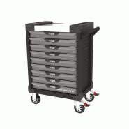 KS Tools Servante ULTIMATE noire et grise, 9 tiroirs - 4042146376706