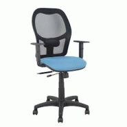 Piqueras y Crespo Silla Alocén traslack malla negra asiento bali azul cielo brazos regulables - bleu multi-matériau 345TKM840B13B10CRN Piqueras y Crespo Silla Alocén traslack malla negra asiento bali azul cielo brazos regulables - bleu multi-matériau 345TKM840B13B10CRN