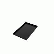 Schneider - Plaque d'exposition/de comptoir "Noir", 300 x 200 x 10 mm - noir aluminium 154099