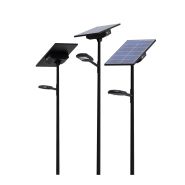 Lampadaire solaire avec un design fonctionnel idéale pour l'éclairage public autonome - Séta - SOLAMAZ