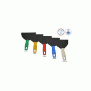 Spatule 160mm lame fibre de verre alimentaire manche jaune (5084j)