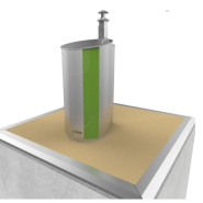 Système de déchets enterrés métallique  souterrain - APTO