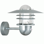 Applique murale AGGER Sensor Acier galvanisé Acier galvanisé, H.20 - IP54 - E27 /Nordlux Extérieur - 5701581210974