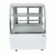 ATOSA Vitrine bombée service arrière largeur 1200mm  WDG126DW - blanc multi-matériau WDG126DW