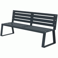 Banc ballade metal - gris anthracite