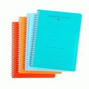 Calligraphe Lot de 10 Cahier de Textes Ligne 8000 17x22, 124p./62 feuilles 90 g/m² rel. Intégrale, couv. PP assortis, Séyès - 3037924584603_0