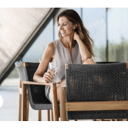 Chaise pour salle à manger Polina - design élégant en teck certifié, résistant et durable_1