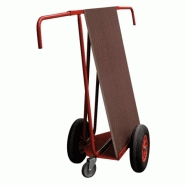 Chariot porte panneaux de chantier roues pneumatiques ? 400 mm Chariot porte panneaux de chantier roues pneumatiques ? 400 mm