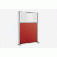Cloison de séparation vitrée panneau tissu - 180-cm,163-cm Cloison de séparation vitrée panneau tissu - 180-cm,163-cm