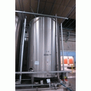 Cuve alcool 255 hl inox 316 l