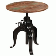 Helloshop26 - Table haute mange debout bar bistrot bois de récupération massif 75 cm 0902074 - 3002174790951 Helloshop26 - Table haute mange debout bar bistrot bois de récupération massif 75 cm 0902074 - 3002174790951