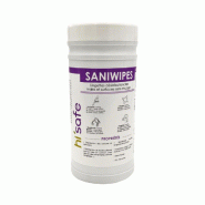 Lingette désinfectante sans rinçage contact alimentaire - Boite de 200 - 3770003326571