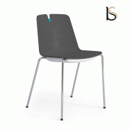 Lot de 2 chaises design Mindy - Mobel Linea. - Anthracite_0