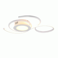 Plafonnier LED 4300lm, 2700-6000K, Dimmable, Blanc mat - Trio - Jive - blanc métal 4017807506242