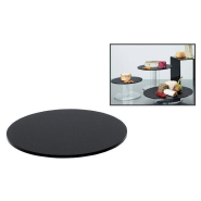 Plateau rond support presentoir alimentaire d250_0