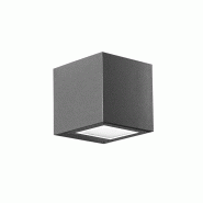 ROSSINI ILLUMINAZIONE Applique Led Argentée 9W Double Émission Carrée Ip65 3000K Anthracite - Eclairage Extérieur Design En Aluminium - gris 80154