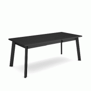 SKRAUT HOME Table à manger, 200, Pour 10 personnes, Pieds en bois, Noir - noir Bois manufacturé 391_19