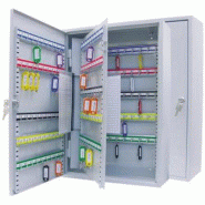 WEDO Armoire à clés pour 150 clés, gris lumière, avec dix - 4003801789477