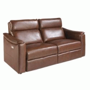AC ANGEL CERDA Angel Cerdá Canapé relax 3 places en cuir marron cognac 6166C 190 x 92 x 98 - marron fourrure 8435631021339 AC ANGEL CERDA Angel Cerdá Canapé relax 3 places en cuir marron cognac 6166C 190 x 92 x 98 - marron fourrure 8435631021339