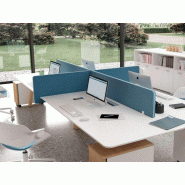 Panneau latéral acoustique pour bench - Denomics Fabrika, Trendwood et Gradia - 124 et 164 cm de profondeur Panneau latéral acoustique pour bench - Denomics Fabrika, Trendwood et Gradia - 124 et 164 cm de profondeur