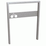 Appui vélos Milan - Hauteur hors sol 850mm - Tube acier 50x30mm - Lots de 3 - Fabriqué en France Appui vélos Milan - Hauteur hors sol 850mm - Tube acier 50x30mm - Lots de 3 - Fabriqué en France