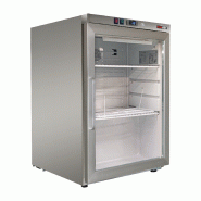 Armoire réfrigérée froid positif 130 l  porte verre, inox -REDFOX - DRR 200 GS