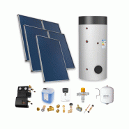 Astrea Pack D - SSC toiture plate 5 capteurs solaires, ballon combiné 800L production ECS semi-instantanée, accessoires - Thermador - PSOLCHECSP58TP Astrea Pack D - SSC toiture plate 5 capteurs solaires, ballon combiné 800L production ECS semi-instantanée, accessoires - Thermador - PSOLCHECSP58TP