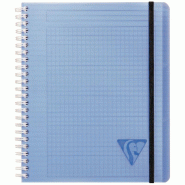 Clairefontaine Lot de 5 Cahier Linicolor Fresh Proactiv'Book A5+, 180p./90 feuilles détachables 90 g/m² reliure intégrale, quadrillé 5x5 - 3329683