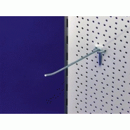 Crochet individuel pour panneau perforÉ | 100 mm | 15 mm