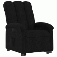 Fauteuil inclinable électrique noir tissu Modèle Vervoria - 8721012166066