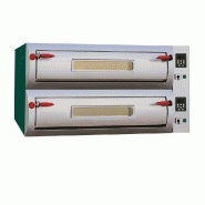 Four a pizza PRofessionnel electrique 2 chambres 9 pizzas diametre 30 à 34 cm - PR D18 Four a pizza PRofessionnel electrique 2 chambres 9 pizzas diametre 30 à 34 cm - PR D18
