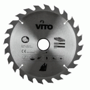 Lame de Scie Circulaire Carbure de Tungstène 216 mm - 24 Dents - Coupe Rapide et Précise Tous Bois VITO - gris 5604612654849 Lame de Scie Circulaire Carbure de Tungstène 216 mm - 24 Dents - Coupe Rapide et Précise Tous Bois VITO - gris 5604612654849