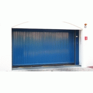 Porte de garage basculante 3100 standard m / motorisée / en acier / avec rail de guidage