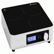 Stalgast Plaque de cuisson à induction, 395 x 395 x 95 mm (L x P x H), 3,5 kW, 230 V - KE3902395