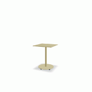 Table de café carrée 60x60 BOLT - jaune