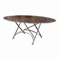 TABLE PLIANTE OVALE POLI