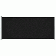 VidaXL Auvent latéral rétractable de patio 180x500 cm Noir Modèle Atlas Luna Pro - noir 313405