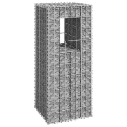 Vidaxl poteau à panier de gabion 40x40x100 cm fer 151260