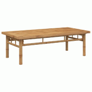 VidaXL Table basse 110x55x35 cm bambou Modèle Bellecour - 366470