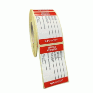 XHACCP Etiquettes DLC Mercredi - 300pcs - rouge papier 3NAFR17699