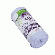 20 sacs poubelle 30 L parfum lavande avec fermeture facile - 8414271006012