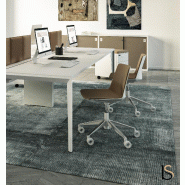 Chaise à roulettes CLUE - Offisit - Marron A430