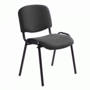Chaise empilable - assise mousse confortable - noir - polyvalente pour bureaux et salles de réunion - Rolléco Chaise empilable - assise mousse confortable - noir - polyvalente pour bureaux et salles de réunion - Rolléco