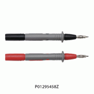 CHAUVIN ARNOUX - Jeu de 2 pointes de touche surmoulées 4mm - 1 rouge et 1 noire - pour installations CAT 2 300V