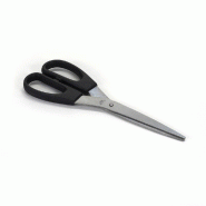 Ciseaux ambidextre noir - Lames en acier haute résistance - Long. 21cm